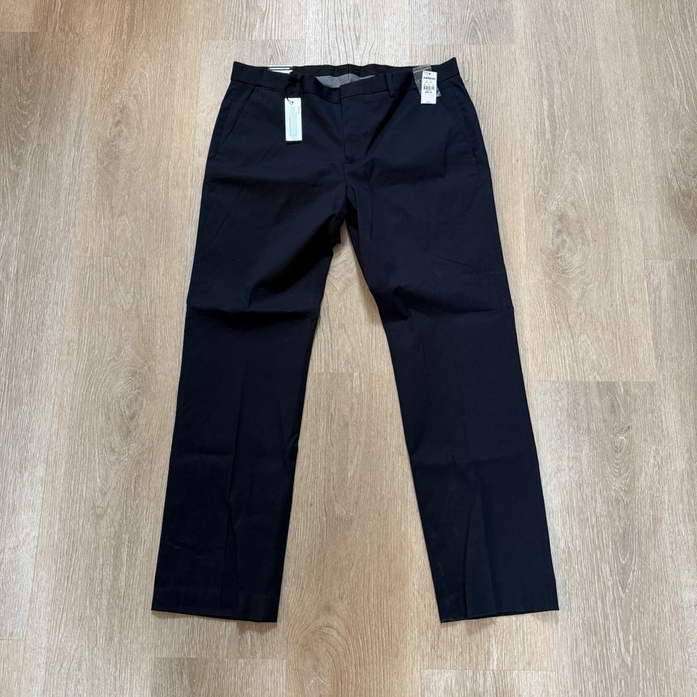 EXPRESS Photographer Slim Fit Pants Mens 36x32 Blue Chino Dress Slacks‎ Straight